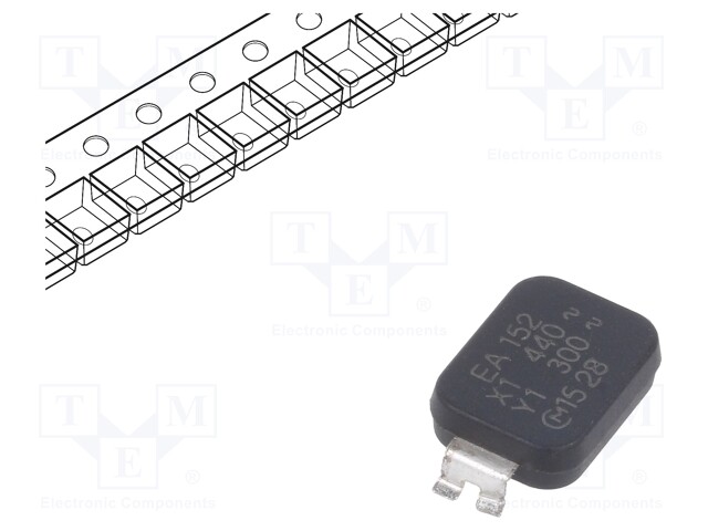 KERAAMINEN KONDENSAATTORI - 1,5NF - 300V - E - ±20% - SMD - 11,4X6X2,5MM - Keraamiset kondensaattorit - DK1E3EA152M86RBH01 - 1