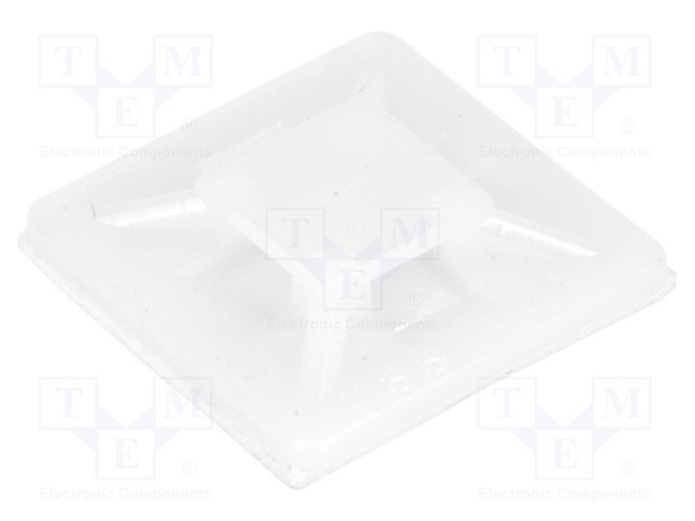 KAHVA - ITSEKIINNITTYVÄT - POLYAMIDI - UL94V-2 - LUONNOLLINEN - L: 21MM - Nippusideankkurit - HC-101 - 1