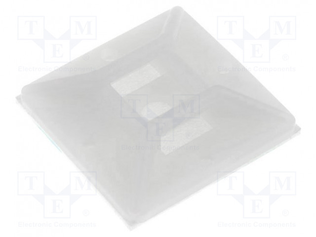 KAHVA - RUUVATTU,ITSEKIINNITTYVÄT - POLYAMIDI - UL94V-2 - A: 25,3MM - Nippusideankkurit - FIX-CM-1 - 1