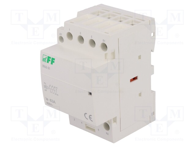 KONTAKTORI: 4-NAPAINEN, ASENNETTAVA - 63A - 230VAC - NC + NO X3 - Kontaktorit - lisätarvikkeet - ST63-31 - 1