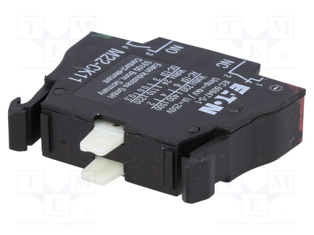 KOSKETINELEMENTTI - 22MM - RMQ-TITAN - ETULEVYLLE - JOUSIPURISTIMET - Taulukytkimien lisävarusteet - M22-CK11 - 1