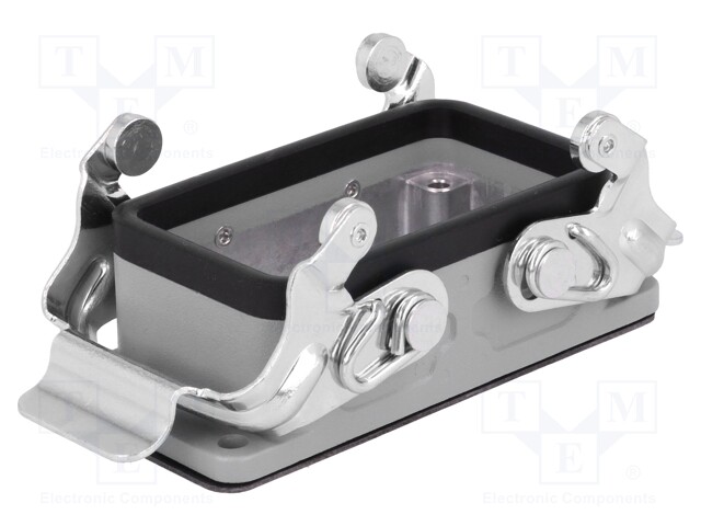 KOTELO: HDC-LIITTIMIIN - HTS - KOKO 4 - ALUMIINISEOS - 57X27MM - TE Connectivity liittimet - HTS-1-1102271-1 - 1