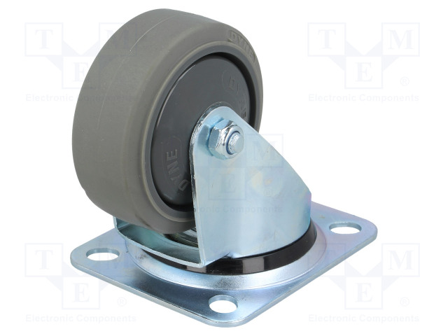 KULJETUSPYÖRÄ - Ø: 80MM - W: 32MM - H: 105MM - VÄÄNTÖ-150KG - TERÄS - WTE - Kuljetuspyörät - KPE-WTE-80K1 - 1