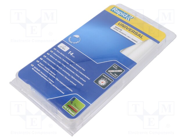 KUUMALIIMA - Ø: 12MM - VALKOINEN - PIT: 190MM - LÄMP: 170÷190°C - Kuumaliima ja kuumailma työkalut - RAP-40107361 - 1