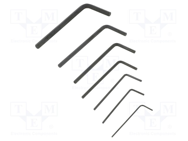 WRENCH: HEX KEY-SET - 7PCS. - Kuusiokolo- ja TORX avaimet - FUT.TWH-01 - 1