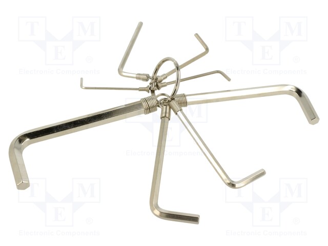 WRENCH: HEX KEY-SET - STEEL - 8PCS. - Kuusiokolo- ja TORX avaimet - SA.041121 - 1