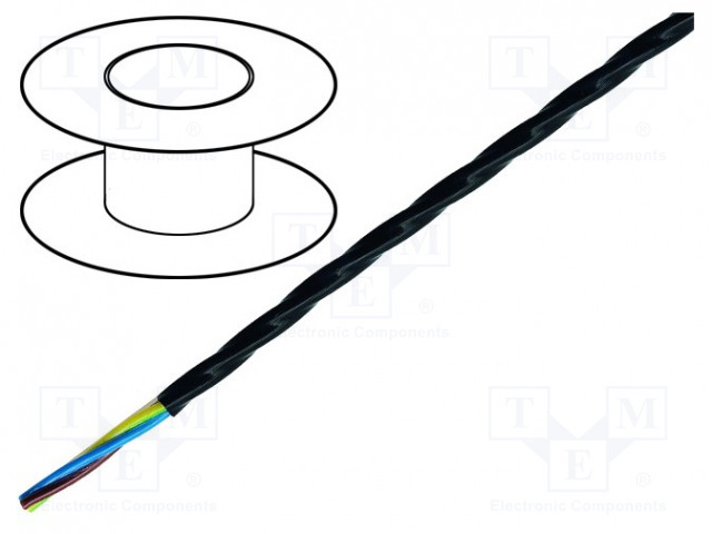 KYTKENTÄJOHTO - ÖLFLEX® HEAT 205 MC - 4G1MM2 - CU - FEP - MUSTA - LUOKKA: 5 - Lämmönkestävät kaapelit - HEAT205MC-4G1 - 1