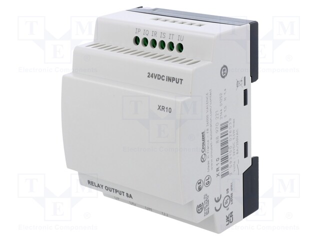 AUTOMATION MODULE: EXTENSION - IN: 6 - OUT: 4 - OUT 1: RELAY - 24VDC - Ohjelmoitavat releet - CROUZET-88970221 - 1