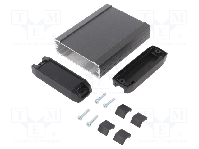 LAITEKOTELO - 50 - X: 82MM - Y: 130MM - Z: 27MM - ALUMIINI - GRAFIITTI - Paneelikotelot - RT-31150201 - 1