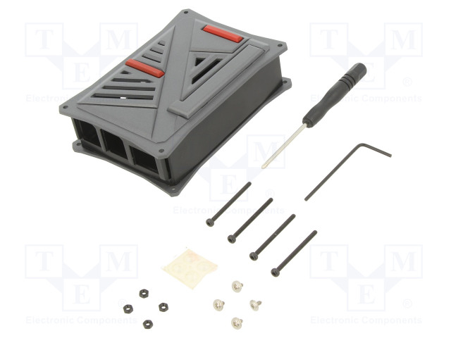 LAITEKOTELO - RASPBERRY PI 4 B - ABS - GRAFIITTI - X: 70MM - Arduino Raspberry kotelot - LON-15961 - 1