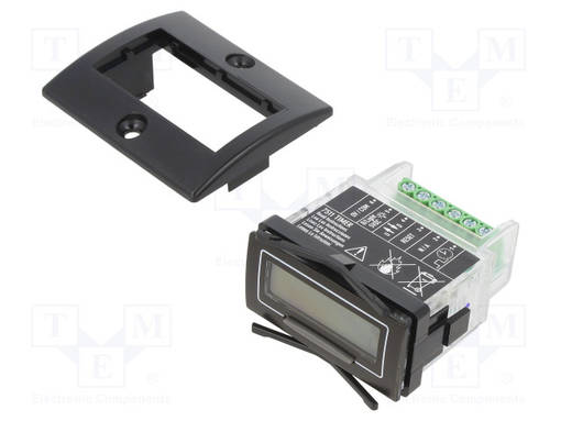 LASKURI: SÄHKÖINEN - ETENEVÄ/PERUUTTAVA - TYÖAIKA - LCD - -10÷60°C - Digitaaliset ja mekaaniset laskurit - TRU-7511 - 1