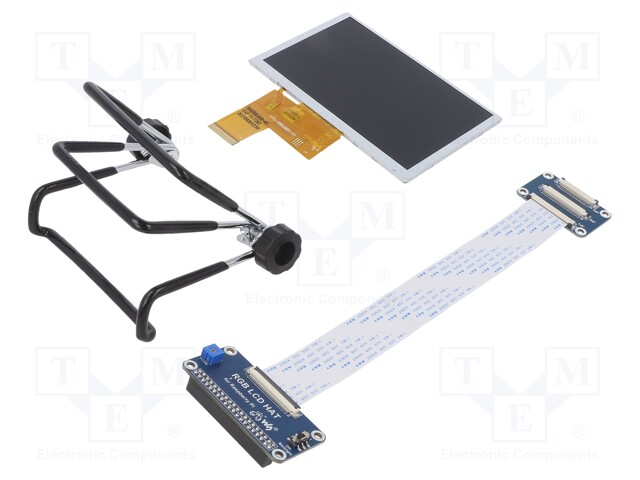 LCD NÄYTTÖ - GRAAFINEN,MATRIISI IPS - 800X480 - 120,7X75,09MM - 5" - Älykkäät näytöt - WSH-16381 - 1