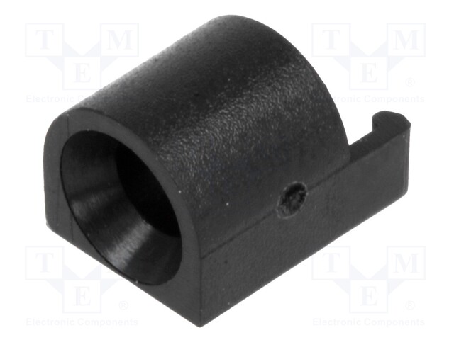 LED-DIODIN KOTELO - 3MM - POLYAMIDI - KULMAMALLI - MUSTA - UL94V-2 - LEDkaulukset - FIX-LED-321 - 1