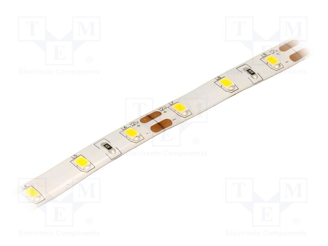LED-NAUHA - LÄMMIN VALKOINEN - 2835 - LED/M: 60 - 8MM - IP54 - 120° - 12W/M - LED nauhat ja modulit - LS-2835WW60RN1 - 1
