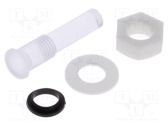 LED-VALOKUIDUT - Ø5MM - PIT: 16MM - PYÖREÄ - ETUOSA: KUPERA - IP67 - LED valojohtimet - PLTR5-16MM-PR1 - 1