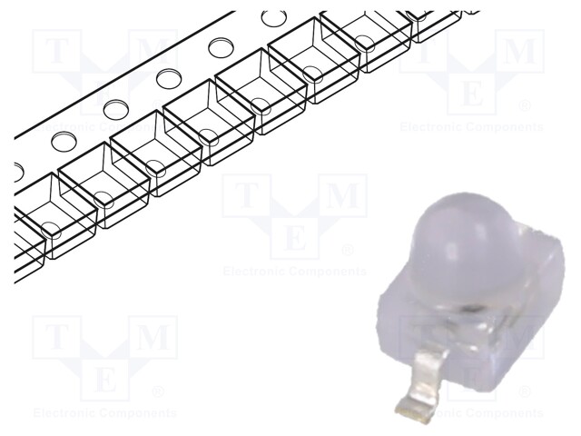 LED - VIHREÄ - 200MCD - 2,5X2X2,8MM - 25° - 2,2÷2,6V - 20MA - ?D: 574NM - Pintaliitos LED - SSL-LXA228SUGCTR11 - 1
