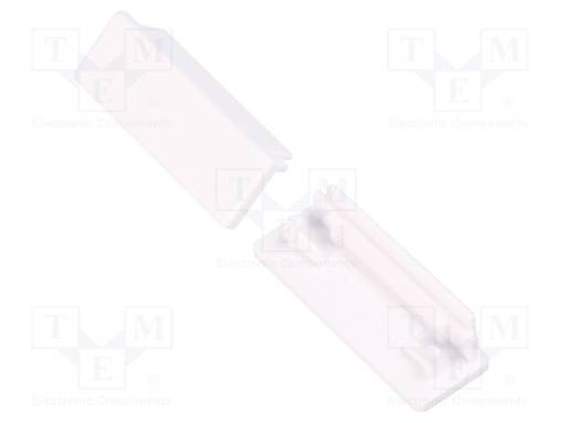 LED PROFIILIN PÄÄTYPALA - VALKOINEN - 20KPL - ABS - WIDE24 - Profiilit LED nauhoille - TOP.84040001 - 1