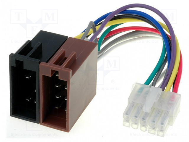 LIITIN - ISO - PHILIPS - PIN: 10 - Radiopaneelien liittimet - ZRS-31 - 1