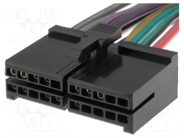 LIITIN - VARUSTETTU JOHDOILLA - PROLOGY - PIN: 20 - Radiopaneelien liittimet - ZRS-171 - 1