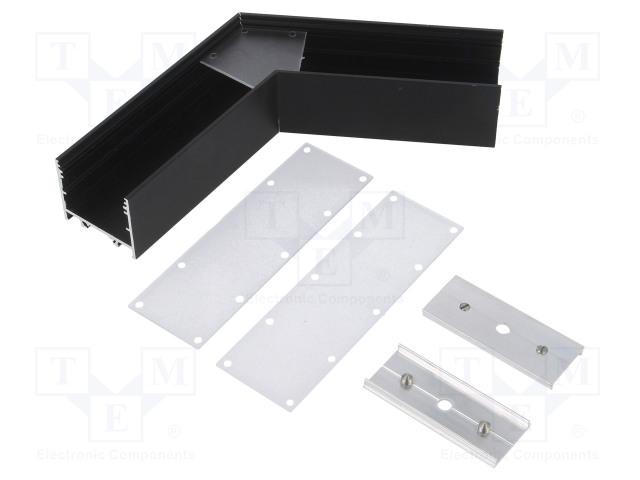 LIITIN 120° - MUSTA - ALUMIINI - ANODISOITU - VARIO30-02 - Profiilit LED nauhoille - TOP-V4690021 - 1