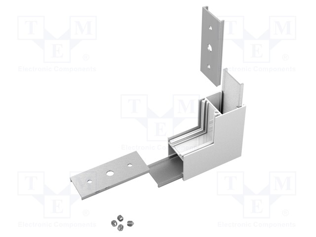 LIITIN 270° - VALKOINEN - ALUMIINI,POLYKARBONAATTI - LINEA20 - Profiilit LED nauhoille - TOP-C1910001 - 1