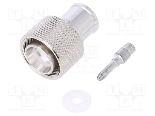 LIITIN: 4.3-10 - UROS - JOHTOON - SUORA - PISTOKE - 50OHM - IP68 - 6GHZ - 4.3-10 liittimet - MX-73162-6171 - 1
