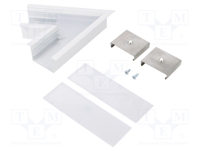 LIITIN 60° - VALKOINEN - ALUMIINI - VARIO30-07 - Profiilit LED nauhoille - TOP-V4780001 - 1