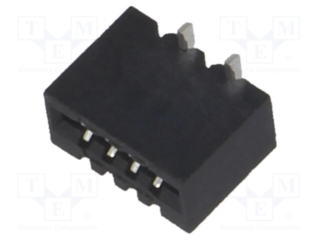 LIITIN: FFC/FPC - SMT - PIN: 4 - LIITOKSET: KUPARI - TINATTU - 1MMOHM - FFC/FPC liittimet rasteri 1,00mm - DS1020-05-04BT1 - 1