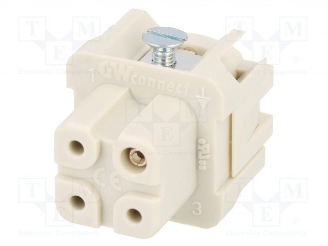 HDC-LIITTIMEN SISÄOSA - NAARAS - GWCONNECT - PIN: 4 - 10A - 400V - GWconnect liittimet - MX-93601-0121 - 1