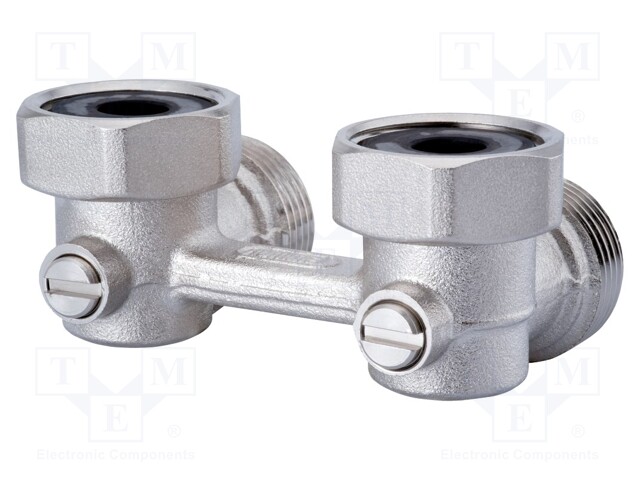 LÄMMITINLIITÄNTÄ - ULKOKIERRE: G 3/4" - SISÄKIERRE: G 1/2" - Hydrauliikan kytkentälaitteet - HUMMEL-2249843501 - 1