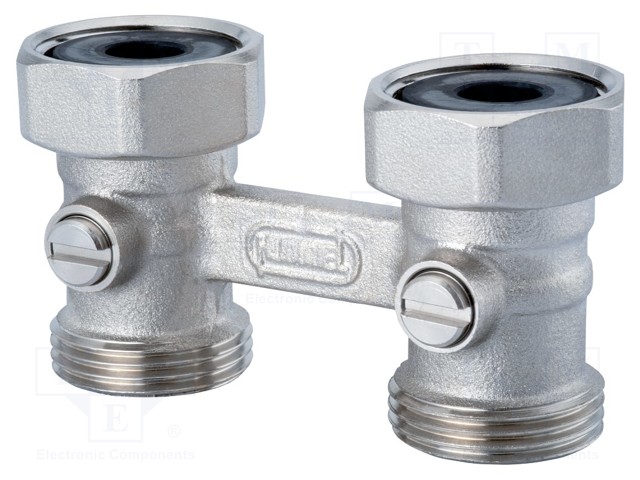LÄMMITINLIITÄNTÄ - ULKOKIERRE: G 3/4" - SISÄKIERRE: G 3/4" - Hydrauliikan kytkentälaitteet - HUMMEL-2249343601 - 1
