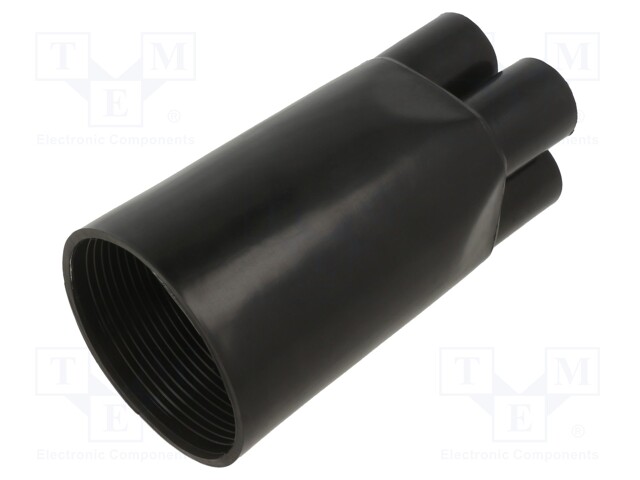 LÄMPÖKUTISTUVA JAKOSUOJUS - 60/22MM - MUSTA - AK - LIIT.MÄÄRÄ: 4 - Kutistemuovit - TKP4K060262210C1 - 1