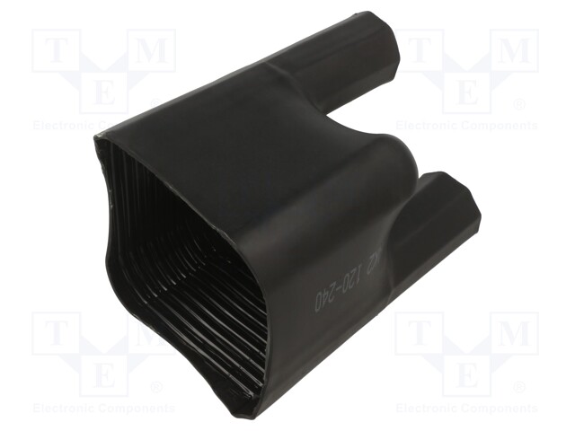 LÄMPÖKUTISTUVA JAKOSUOJUS - 98/28,4MM - MUSTA - AK - LIIT.MÄÄRÄ: 2 - Kutistemuovit - TKP2K098422808C1 - 1