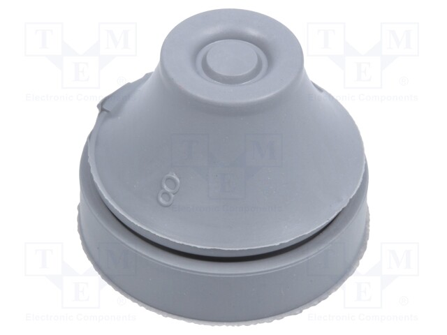 LÄPIVIENTI - VÄLISEINÄLLÄ - ØASENNUSAUK.: 21MM - EPDM - HARMAA - Läpivientirenkaat - IMT36181 - 1