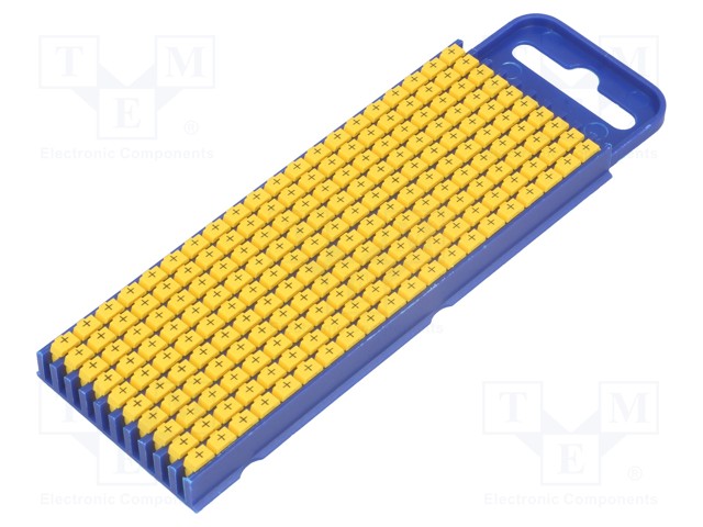 MERKIT - MERKINTÄ: + - 2,8÷3,8MM - POLYAMIDI - KELTAINEN - -40÷85°C - Kaapeleiden merkintä - WIC2-PLUS-PA-YE-T1 - 1