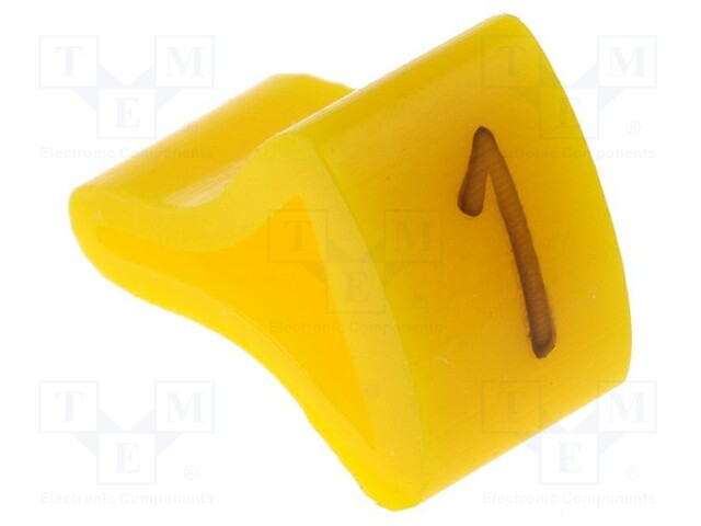 MERKIT - MERKINTÄ: 1 - 15÷20MM - H: 25MM - A: 16MM - -30÷100°C - L: 5MM - Kaapeleiden merkintä - MZ-51 - 1