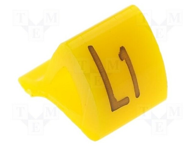MERKIT - MERKINTÄ: L1 - 3÷6,5MM - H: 9MM - A: 7MM - -30÷100°C - L: 5MM - Kaapeleiden merkintä - MZ-2L1 - 1