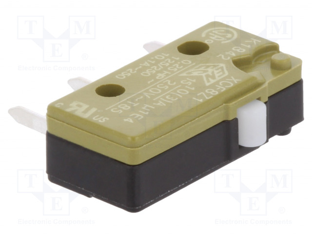 MIKROKYTKIN SNAP ACTION - 10,1A/250VAC - ILMAN VIPUA - SPDT - AS: 2 - SANP ACTION mikrokytkimet - XCF8Z1 - 1