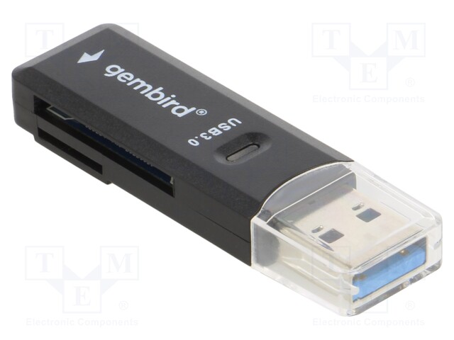 MUISTIKORTINLUKIJA: MUISTI-USB A-PISTOKE - USB 3.0 - MUSTA - Tietokonetarvikkeet - muut - UHB-CR3-01 - 1