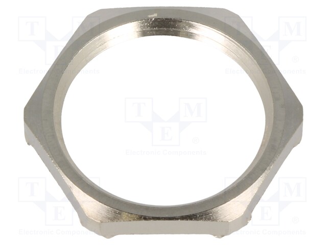 MUTTERI - VARUSTETTU MAADOITUKSELLA - PG16 - MESSINKI - PAKS.: 3MM - Läpivientikappaleiden mutterit - HUMMEL-1167160001 - 1