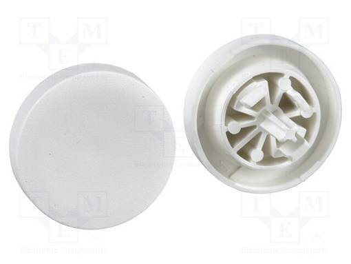 NÄPPÄIMEN LINSSI - 22MM - HARMONY XB4 - NÄPPIMEN VÄRI: VALKOINEN - Taulukytkimien lisävarusteet - ZBL1 - 1