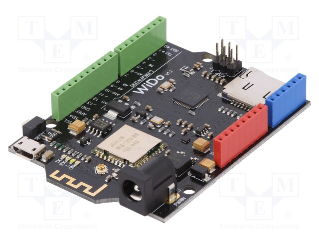OHJAIN - ARDUINO - 7÷12VDC - WIFI - MICROSD-KORTTIPAIKKA - IC: WG1300 - Ohjelmoitavat kontrollerit - DF-DFR0321 - 1