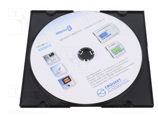 OHJELMISTO - MILLENIUM 3 - Ohjelmoitavat releet - CROUZET-88970111 - 1