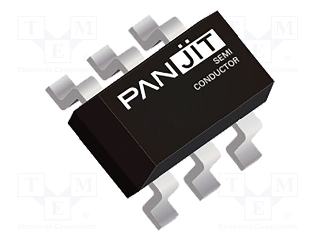 P-KANAVA MOSFET X2 - UNI-POLAARINEN - -60V - -300MA - IDM: -1A - Transistorit - PJS6839-S1 - 1