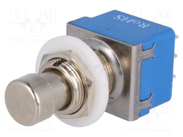 PAINOKYTKIN - AS: 2 - 3PDT - 2A/250VAC - OFF-ON - LÄHDÖT: JUOTTOON - Standardikytkimet - FC71101 - 1