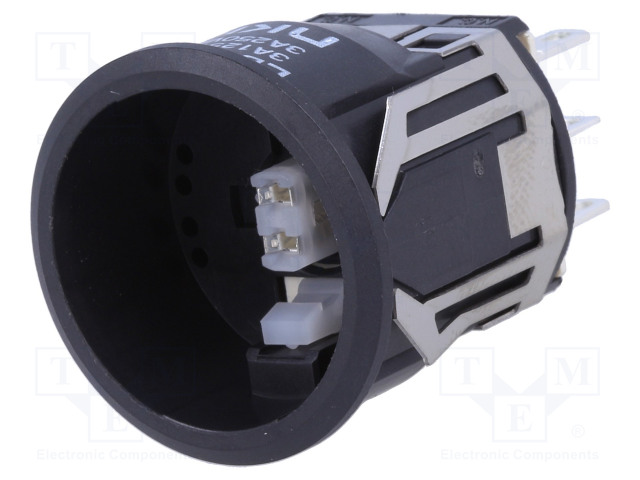 PAINOKYTKIN - AS: 2 - SPDT - 3A/250VAC - 3A/30VDC - ON-ON - IP65 - Standardikytkimet - LB16CKW01 - 1