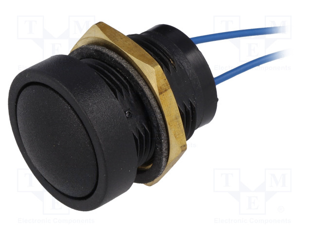 PAINOKYTKIN - AS: 2 - SPST-NO - 0,125A/125VAC - OFF-(ON) - IP67 - Standardikytkimet - ITW-49-59111 - 1