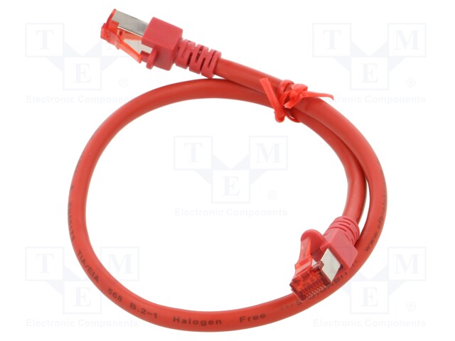 PATCH KAAPELI - S/FTP - CAT: 6 - RJ45-PISTOKE,MOLEMMIN PUOLIN - LANKA - CU - RJ45 Ethernet kaapelit - HELUKAT-802991 - 1