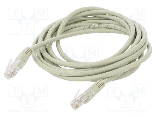 PATCH KAAPELI - U/UTP - CAT: 5E - RJ45-PISTOKE,MOLEMMIN PUOLIN - 3M - RJ45 Ethernet kaapelit - SAVKABELCLA-01 - 1