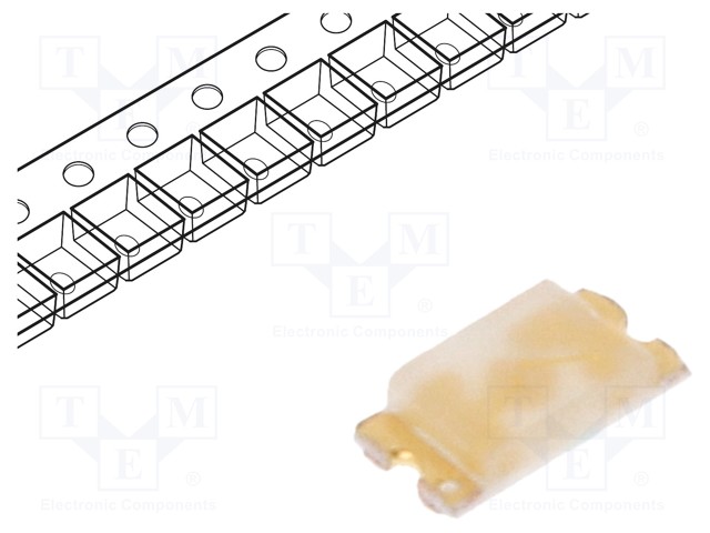 LED - SININEN - SMD - 0603 - 28MCD - 2,6÷3,1VDC - 1,7X0,8X0,4MM - 130° - 5MA - Pintaliitos LED - LB-Q39G-N1OO-35-1 - 1